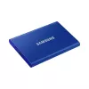 Išorinis SSD Samsung T7 Portable 1 TB, USB-C 3.2 Gen 2, NVMe, AES-256 aparatinė šifravimas, mėlynas