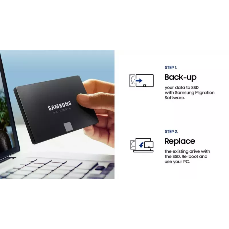 SSD diskas Samsung 2000 GB 2,5 colio SATA III MZ-77E2T0B/EU