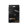 SSD 2,5 colio Samsung 870 EVO 1000 GB — SATA III, Skaitymas 560 MB/s, Rašymas 530 MB/s, Juoda