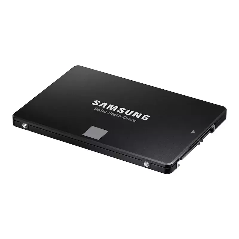 SSD 2,5 colio Samsung 870 EVO 1000 GB — SATA III, Skaitymas 560 MB/s, Rašymas 530 MB/s, Juoda