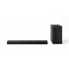 LG S60T 3.1 kanalo garso juosta, 340 W RMS, belaidis žemų dažnių garsiakalbis, Bluetooth 5.3, HDMI ARC, optinis įėjimas, USB, juoda