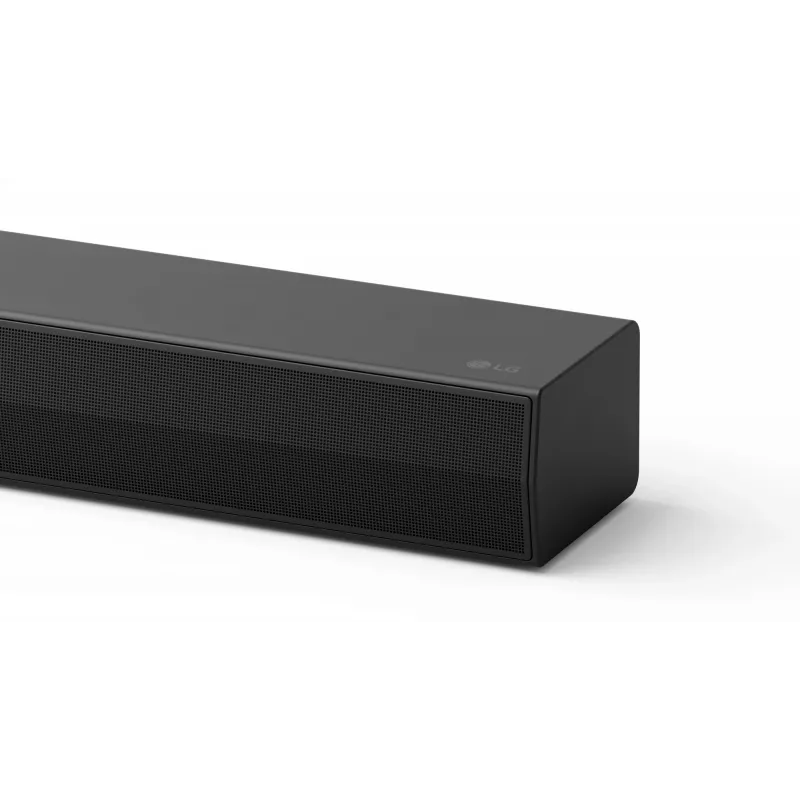 LG S60T 3.1 kanalo garso juosta, 340 W RMS, belaidis žemų dažnių garsiakalbis, Bluetooth 5.3, HDMI ARC, optinis įėjimas, USB, juoda