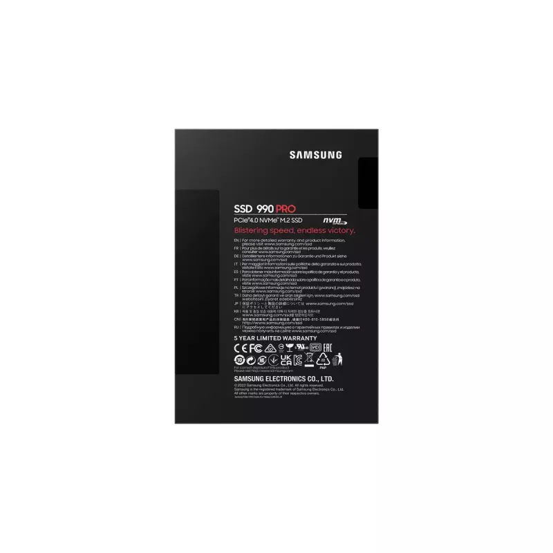 Samsung 990 PRO 2 TB M.2 PCI Express 4.0 NVMe V-NAND MLC vidinis kietasis diskas