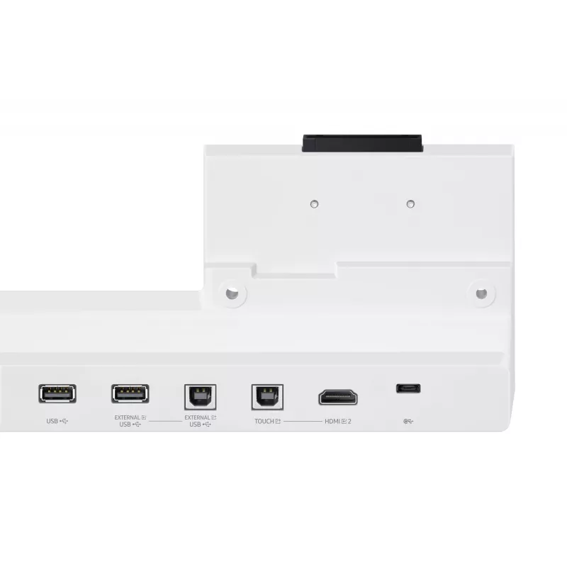 Samsung WM65B interaktyvi lenta 165,1 cm (65 colių) 3840 x 2160 pikselių Liečiamas ekranas Pilka, Balta