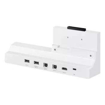 Prijungimo dėklas Samsung Flip4 Tray pilka/balta USB Type-A Type-B Type-C