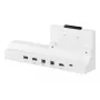 Prijungimo dėklas Samsung Flip4 Tray pilka/balta USB Type-A Type-B Type-C