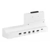 Prijungimo dėklas Samsung Flip4 Tray pilka/balta USB Type-A Type-B Type-C
