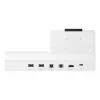 Prijungimo dėklas Samsung Flip4 Tray pilka/balta USB Type-A Type-B Type-C