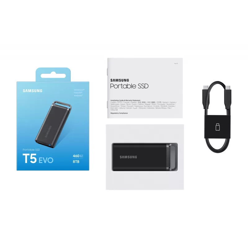 Samsung MU-PH8T0S 8 TB 3.2 Gen 1 (3.1 Gen 1) Juoda