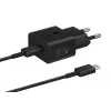 Samsung EP-T2510 25W USB‑C greitasis kroviklis, juodas, 1 m laidas