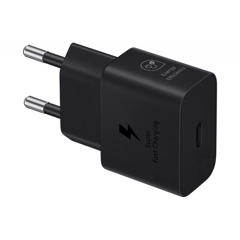 Samsung EP-T2510 25W USB‑C greitasis kroviklis, juodas, 1 m laidas