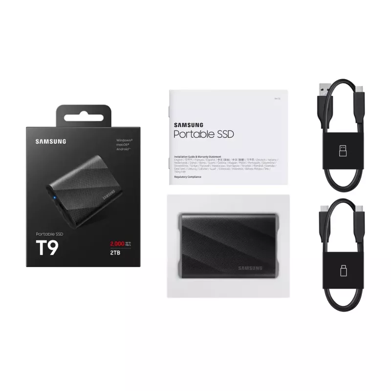 Samsung MU-PG2T0B 2 TB USB Type-C USB 3.2 Gen 2x2 juodas
