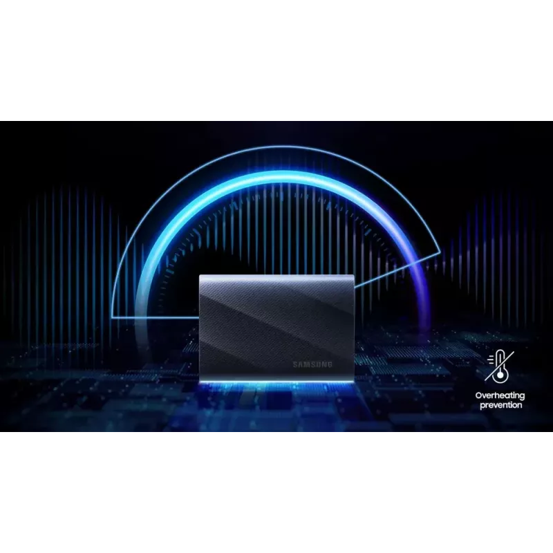 Samsung MU-PG1T0B 1 TB USB-C išorinis SSD (USB 3.2 Gen 2x2, juodas)