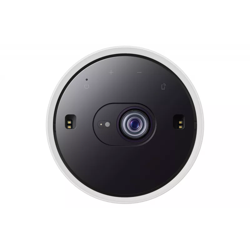 Ultra trumpo fokusavimo DLP 1080p projektorius Samsung SP-LFF3CLAXXXH – 30–100 col. (0,8–2,7 m), Wi‑Fi 5, HDR10+, HLG, 5W RMS, 1,4 kg, Baltas