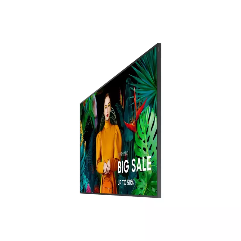 Samsung QM65C skaitmeninis informacinis ekranas 165,1 cm (65 col.) LCD Wi-Fi 500 cd/m² 4K Ultra HD juodas Tizen 24/7