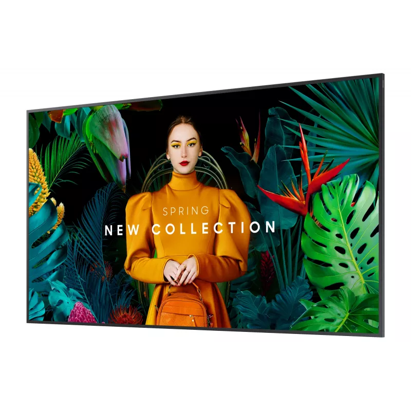 Samsung QM75C skaitmeninė reklamos plokštė 190,5 cm (75 col.) LCD Wi-Fi 500 cd/m² 4K Ultra HD juoda Tizen 24/7