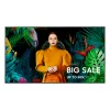 Samsung QM75C skaitmeninė reklamos plokštė 190,5 cm (75 col.) LCD Wi-Fi 500 cd/m² 4K Ultra HD juoda Tizen 24/7