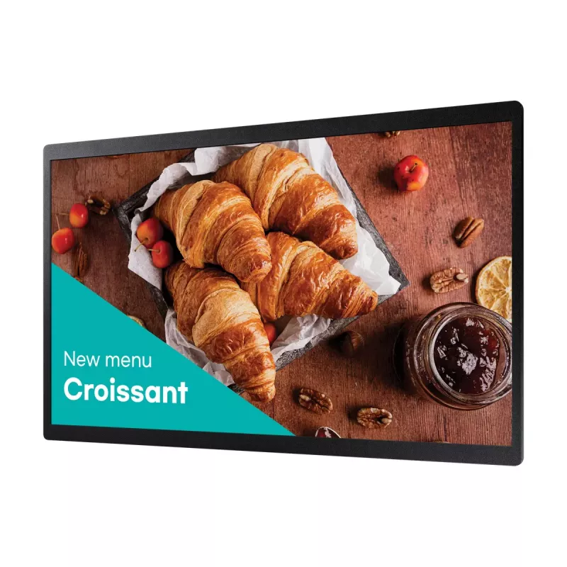Samsung QB24C skaitmeninės reklamos ekranas 24 colių LED Full HD su Tizen ir Wi-Fi