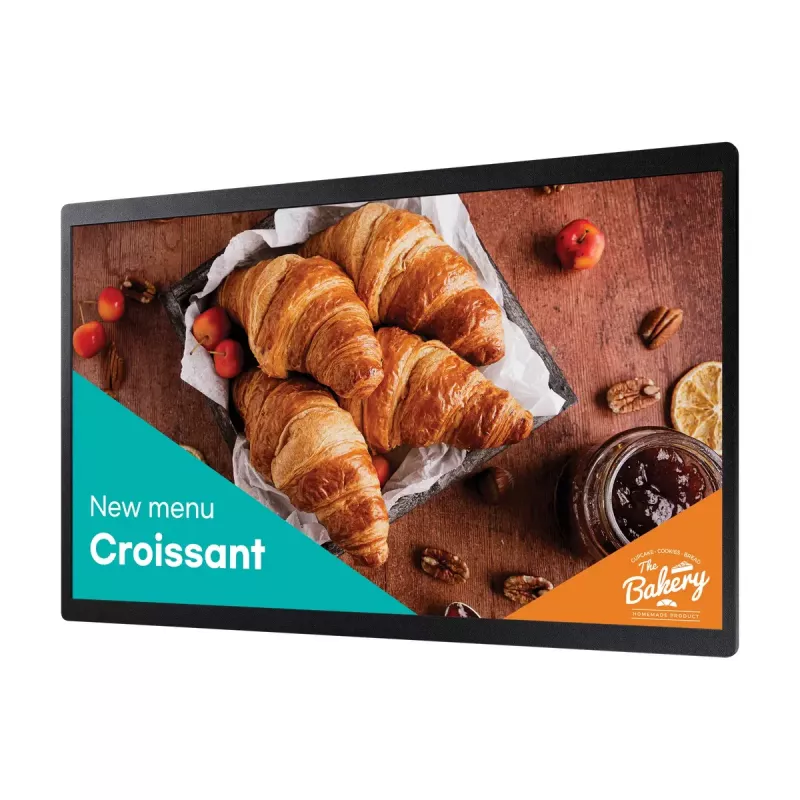 Samsung QB24C skaitmeninės reklamos ekranas 24 colių LED Full HD su Tizen ir Wi-Fi