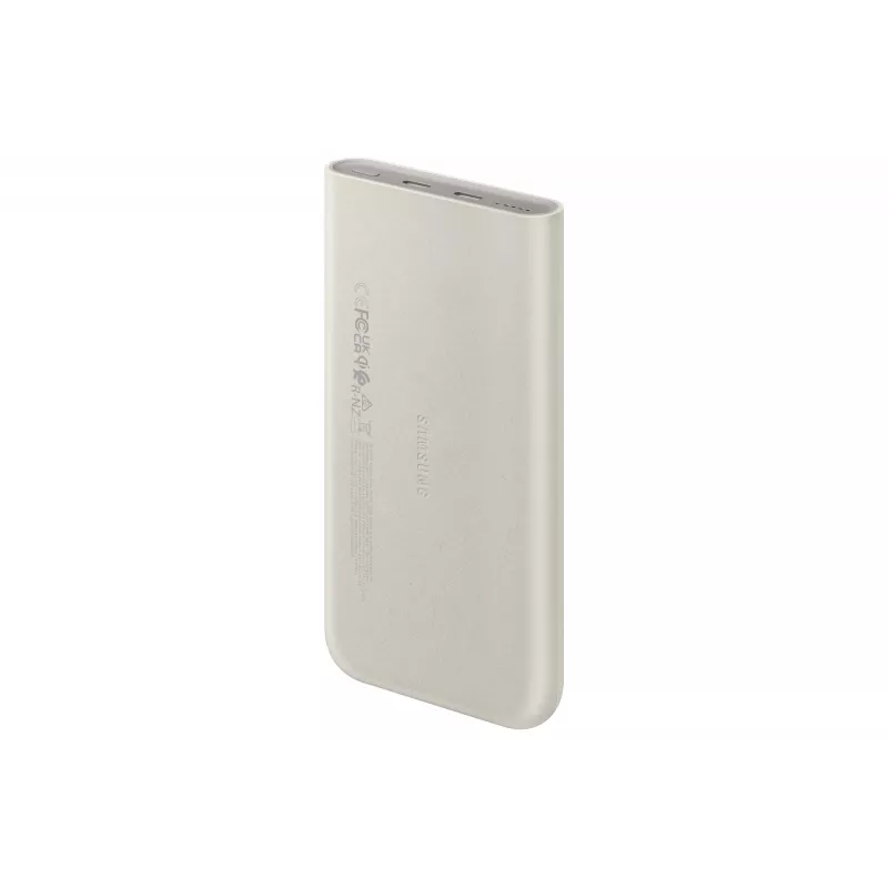 Power bank Samsung EB-U2510XUEGEU 10000 mAh, PD 3.0 25W, USB-C įėjimas/išėjimas, belaidis įkrovimas, 3 įrenginių išėjimas, smėlio spalvos