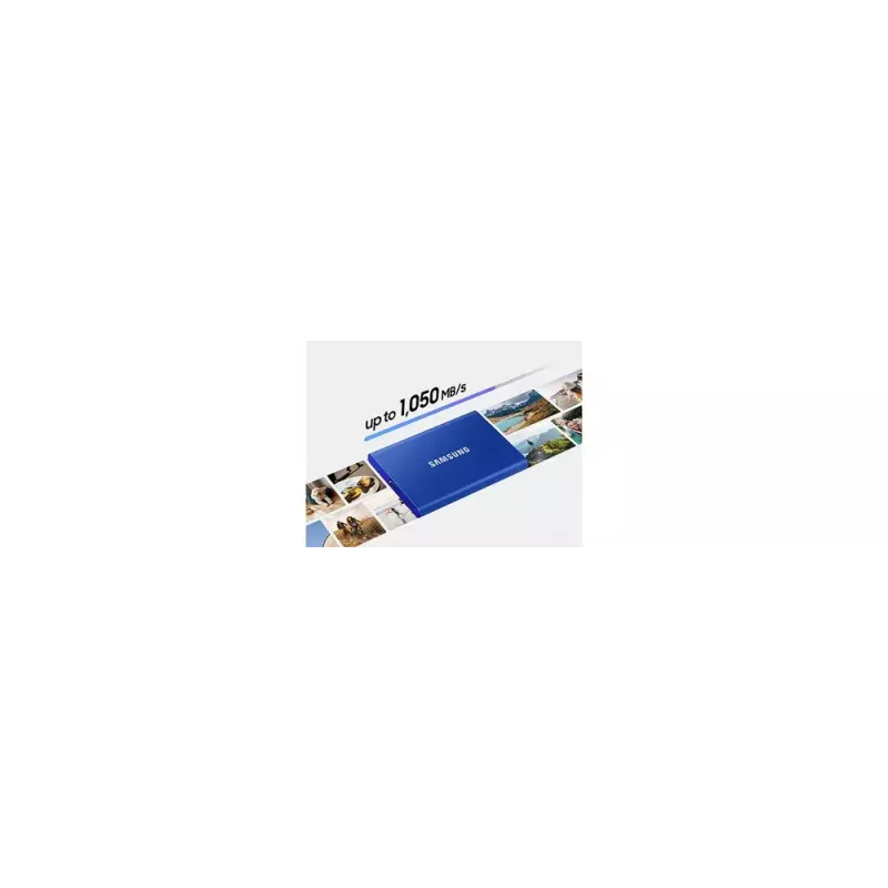 Nešiojamas SSD Samsung MU-PC4T0T 4TB USB Type-C 3.2 Gen 2, 1050/1000 MB/s, AES-256 aparatinė šifravimas, atsparus kritimams