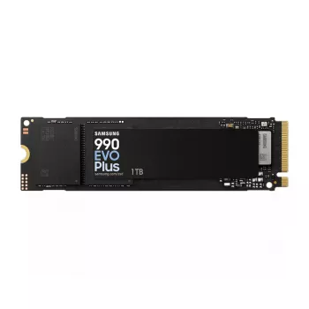 SSD M.2 2280 NVMe Samsung 990 EVO Plus 1 TB (MZ-V9S1T0BW) PCIe 4.0, Skaitymas 7150 MB/s, Rašymas 6300 MB/s