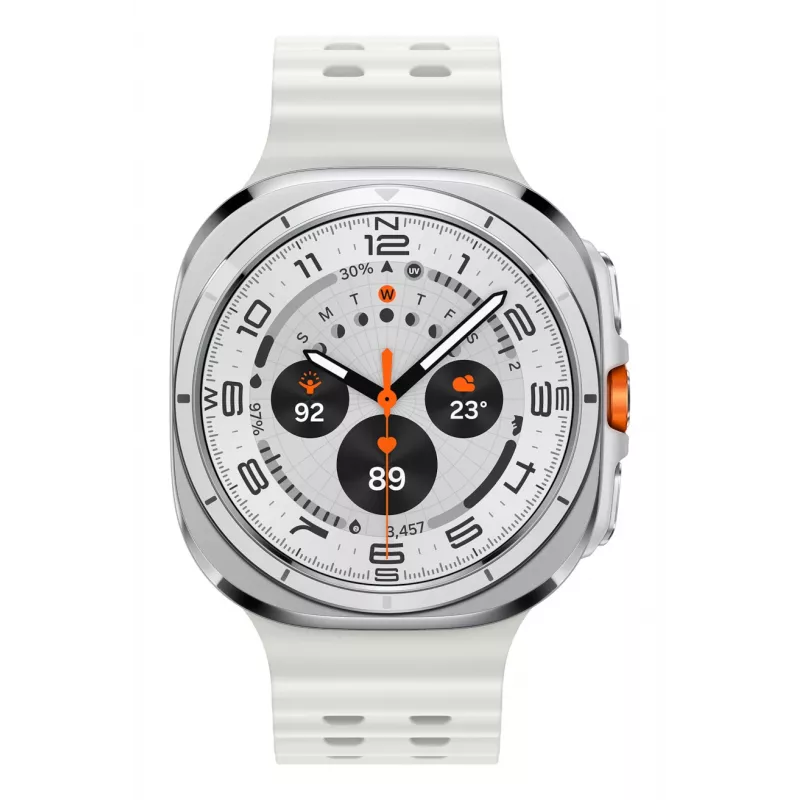 Samsung Galaxy Watch Ultra 3,81 cm (1,5 colio) AMOLED 47 mm Skaitmeninis 480 x 480 pikselių Liečiamas ekranas Baltas Wi-Fi GPS (palydovas)