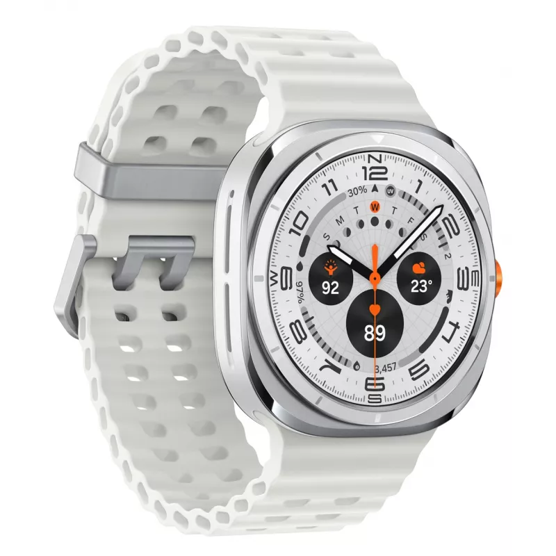 Samsung Galaxy Watch Ultra 3,81 cm (1,5 colio) AMOLED 47 mm Skaitmeninis 480 x 480 pikselių Liečiamas ekranas Baltas Wi-Fi GPS (palydovas)
