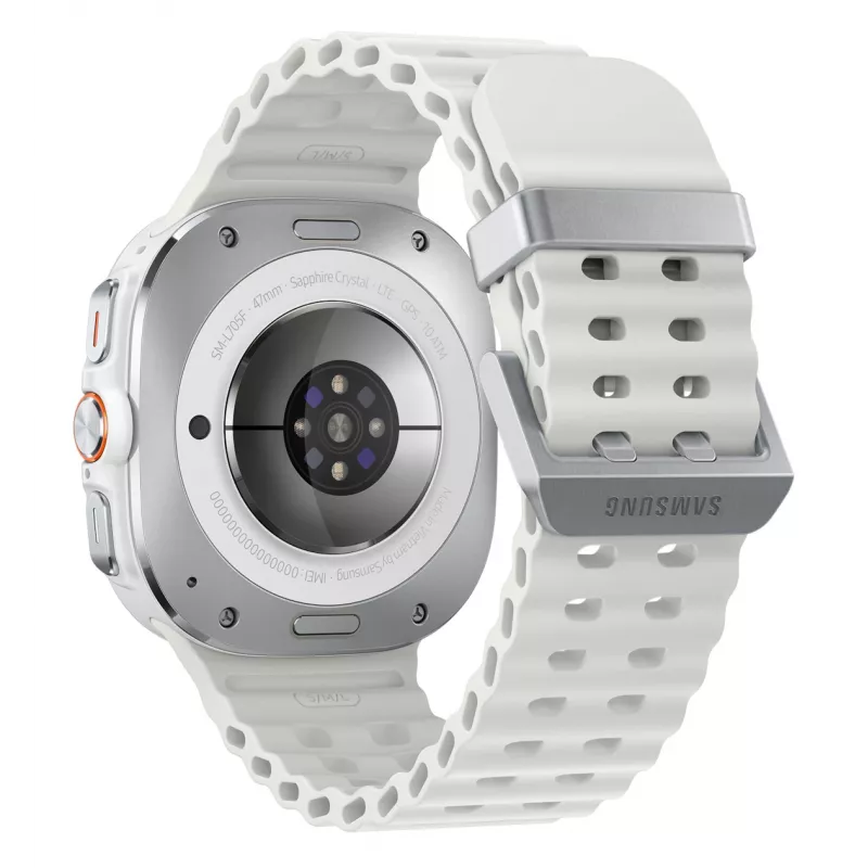 Samsung Galaxy Watch Ultra 3,81 cm (1,5 colio) AMOLED 47 mm Skaitmeninis 480 x 480 pikselių Liečiamas ekranas Baltas Wi-Fi GPS (palydovas)