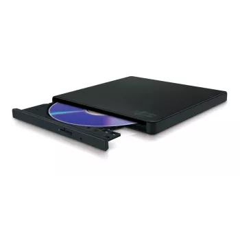 HITACHI-LG DATA STORAGE Slim nešiojamas DVD rašytuvas GP57EB40, USB 2.0, juodas