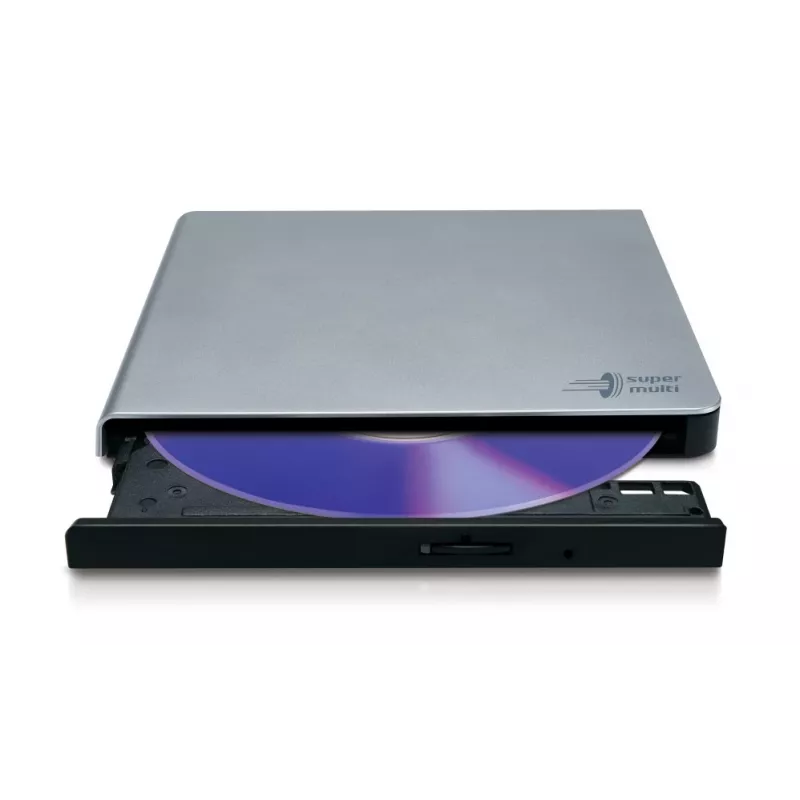 HITACHI-LG DATA STORAGE Slim nešiojamas DVD įrašytuvas - GP57EB40 - USB 2.0 - Sidabrinis