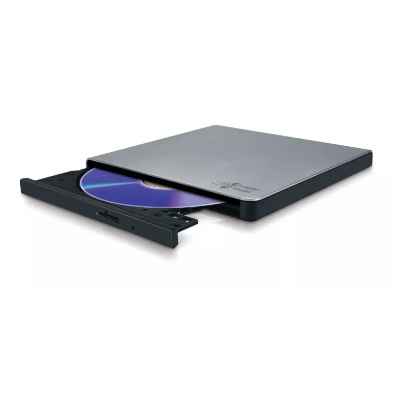 HITACHI-LG DATA STORAGE Slim nešiojamas DVD įrašytuvas - GP57EB40 - USB 2.0 - Sidabrinis