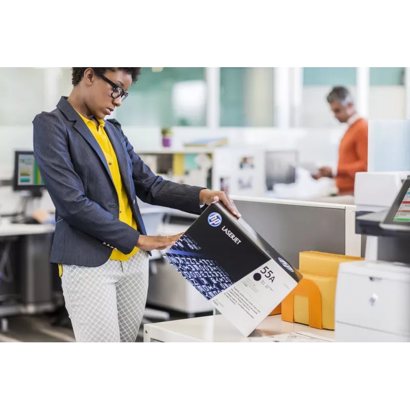 HP 55A Original Juoda LaserJet kasetė, 6000 puslapių