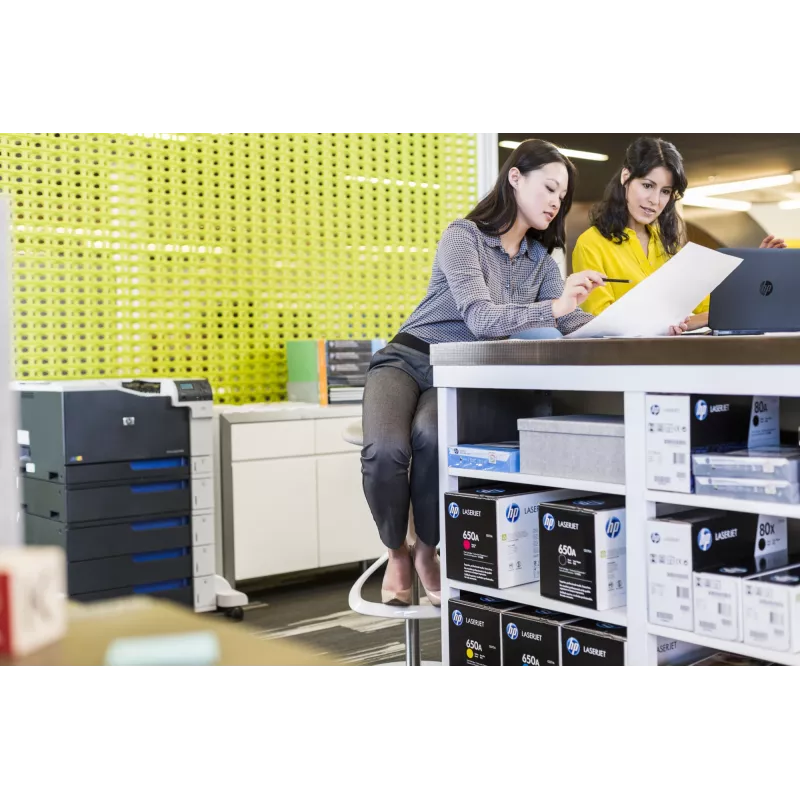 HP 650A juodas originalus LaserJet tonerio kasetė