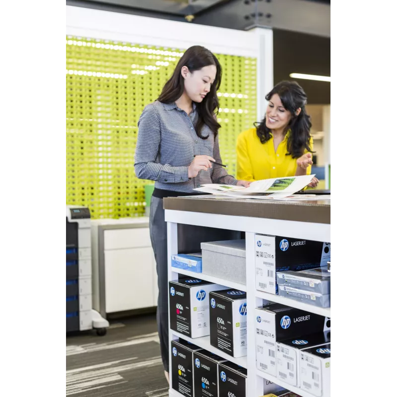 HP 650A juodas originalus LaserJet tonerio kasetė