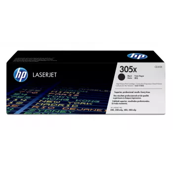 HP 305X didelės talpos juoda originali lazerinė kasetė