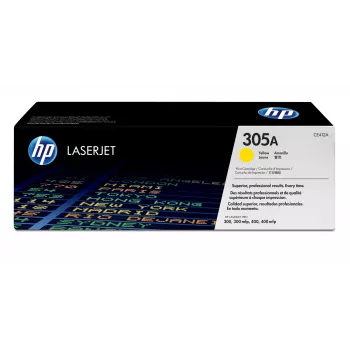 HP 305A geltona originali „LaserJet“ kasetė, 2600 puslapių, 1 vnt.