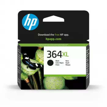HP 364XL didelės talpos juodas originalus kasečių rašalas