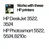 HP 364XL didelės talpos juodas originalus kasečių rašalas