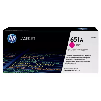 HP 651A originalus LaserJet toneris, rausvai violetinis, 16000 puslapių