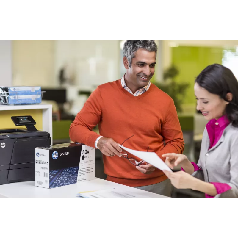 HP 80A juodas originalus LaserJet tonerių kasetė, 2560 puslapių, juoda, 1 vnt.
