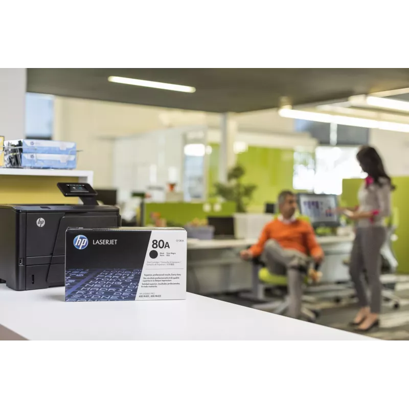 HP 80A juodas originalus LaserJet tonerių kasetė, 2560 puslapių, juoda, 1 vnt.