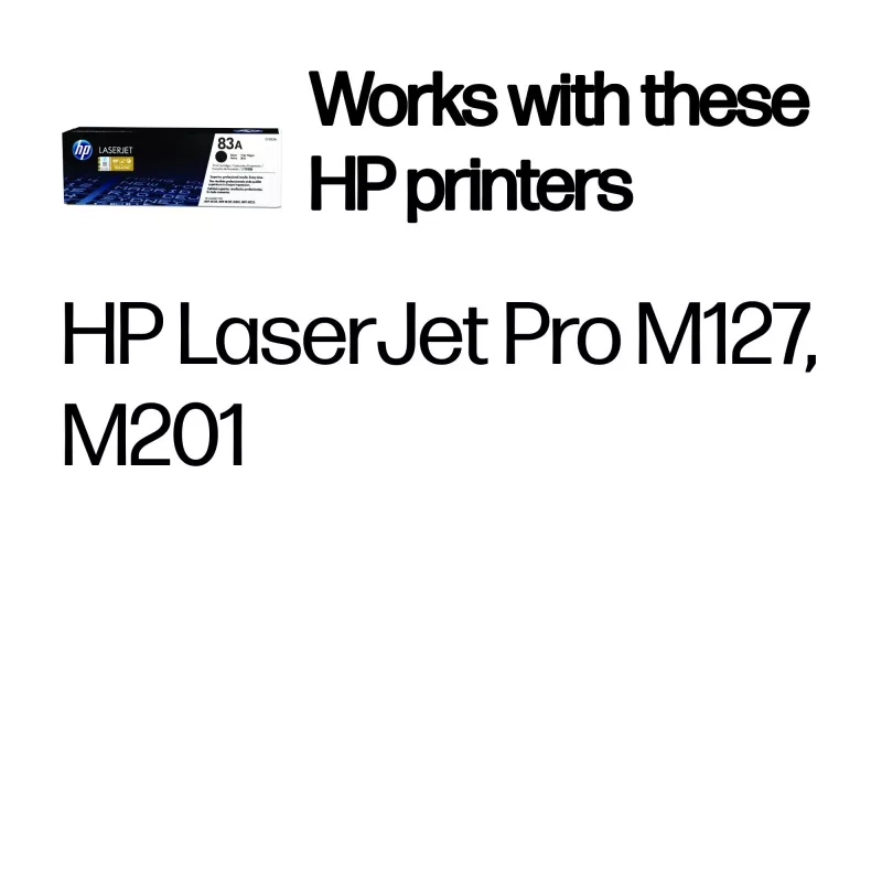 HP 83A juodas originalus lazerinis kasečių toneris