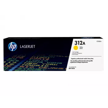HP 312A geltonas LaserJet tonerių kasetė, 2700 puslapių, geltona