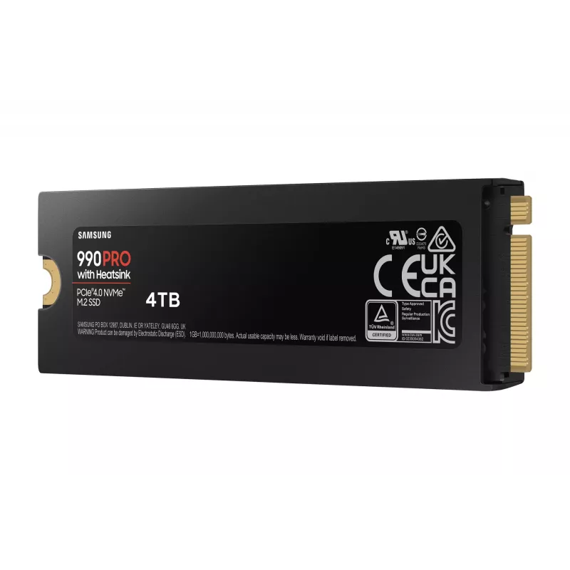 SSD diskas Samsung 990 Pro 4 TB M.2 PCI Express 4.0 NVMe V-NAND TLC