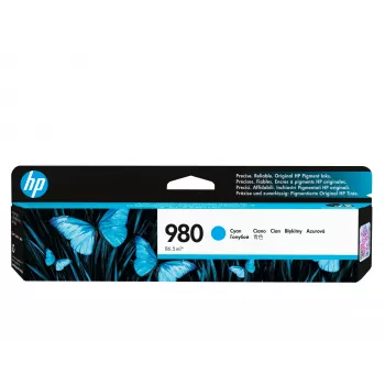 Originali HP 980 mėlyna (cyan) rašalo kasetė