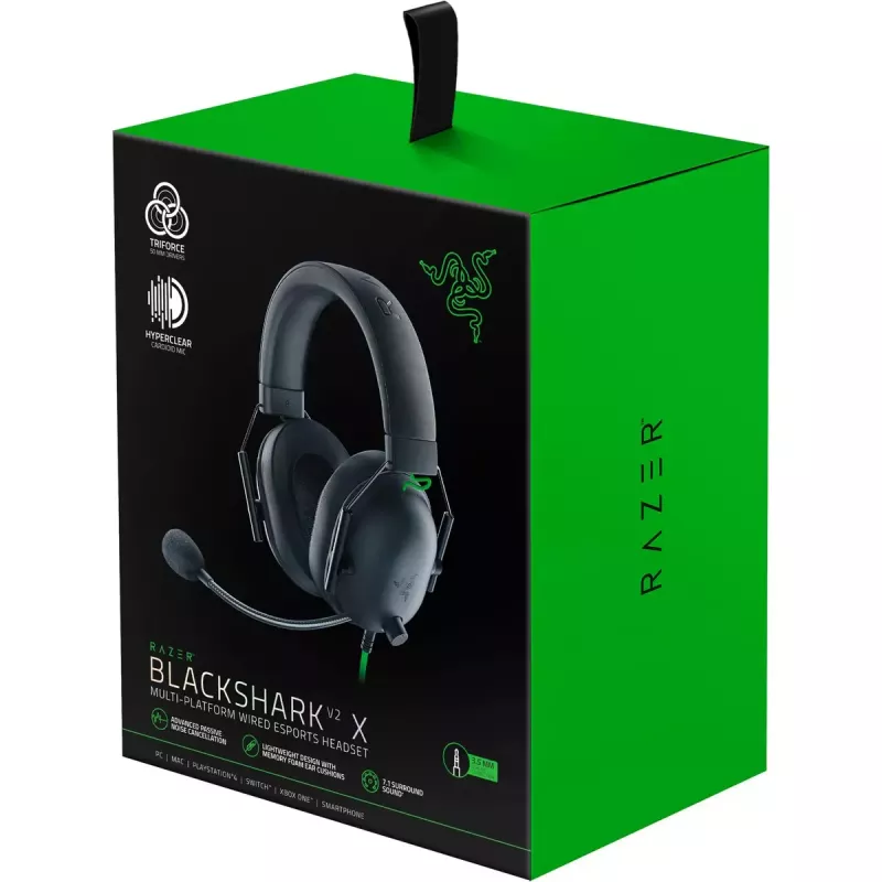 Laidinės žaidimų ausinės Razer BlackShark V2 X