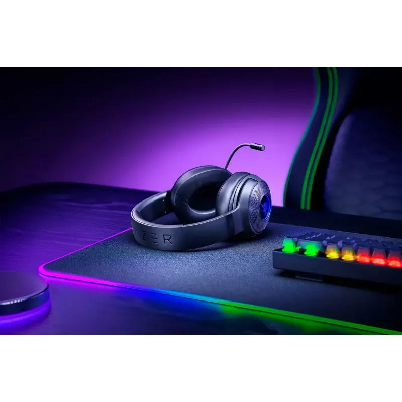 RAZER Kraken V3 X – belaidės ausinės su mikrofonu, USB Type-A, juodos