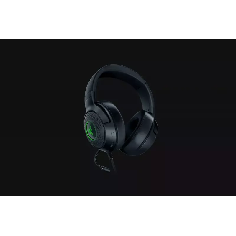 RAZER Kraken V3 X – belaidės ausinės su mikrofonu, USB Type-A, juodos