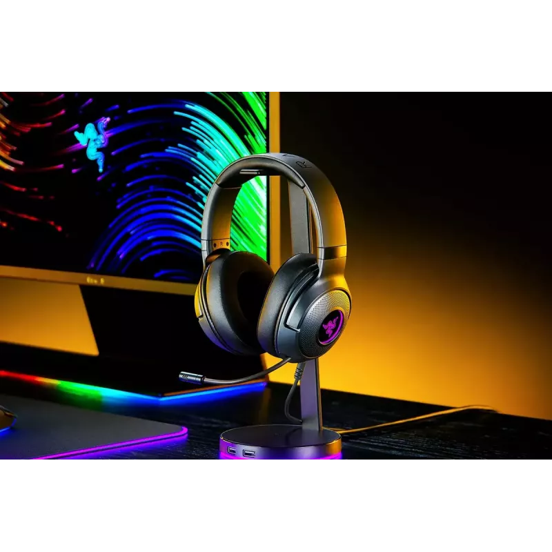 RAZER Kraken V3 X – belaidės ausinės su mikrofonu, USB Type-A, juodos